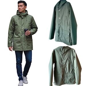 Burton DRYRIDE Thermolite Trench Coat Men’s Size Medium Green